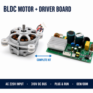 แผงควบคุมมอเตอร์แบบ PWM แกนตั้ง 310V DC สำหรับเครื่องปั่นนมถั่วเหลืองแบบไร้แปรงถ่าน ความเร็ว 12000 รอบต่อนาที กำลังไฟ 500 วัตต์ IE4 เสียงเบา - Product Image 6