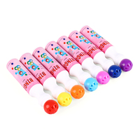Tampons de bingo OEM 40ml 10mm avec logo personnalisé Plume éponge Stylos de bingo Tampons bon marché de petite taille Couleurs générales Marqueurs de jeu de bingo