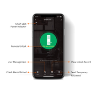 Serrure de porte intelligente Cerraduras Para Puertas Reconnaissance faciale 3D avec empreinte digitale et caméra