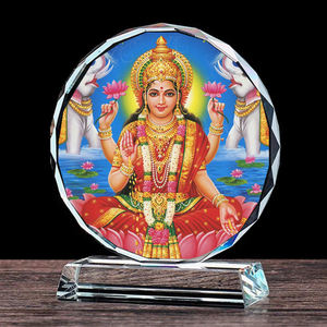 Articles d'artisanat de <span class=keywords><strong>mariage</strong></span> en verre religieux rond cadeau en cristal musulman islamique avec <span class=keywords><strong>Message</strong></span> Photo imprimé - Product Image 3