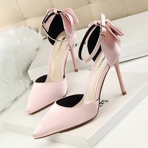 Pompe Tacchi Alti Tacco Da Sposa <span class=keywords><strong>scarpe</strong></span> Sexy Del Partito Per Le Donne della farfalla-nodo <span class=keywords><strong>Scarpe</strong></span> Sandali - Product Image 6