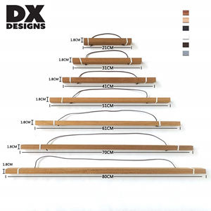 Khung treo tranh nam châm bằng gỗ óc chó, gỗ sồi, gỗ tếch mẫu miễn phí để trang trí tường - Product Image 4