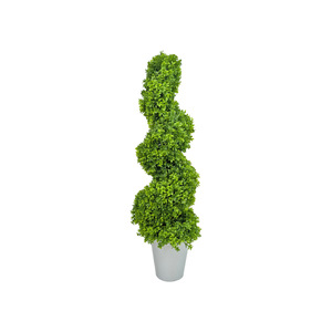 <span class=keywords><strong>Grand</strong></span> arbre artificiel en buis en spirale, pot blanc, décoration verte moderne pour <span class=keywords><strong>la</strong></span> maison, <span class=keywords><strong>la</strong></span> véranda, le sol, vente en gros - Product Image 3