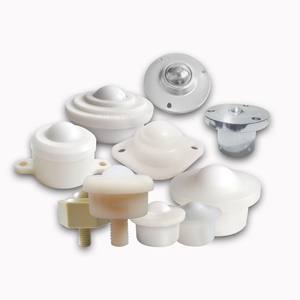 Mini rueda giratoria de rodillos con ruedas retráctiles, ruedas de Bolas de plástico empotradas - Product Image 1