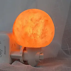 Crystal Pink Wall Lamp Natural Salt Lamp Handicraft Dimmer Switch Rock Original Quality Eu Sea Plug Himalayan Salt Lamp