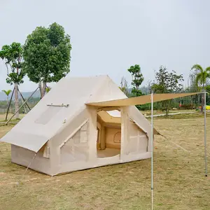 خيمة تخييم قابلة للنفخ من WOQI سهلة الإعداد 4 مواسم مقاومة للماء والرياح في الهواء الطلق خيمة تفجير