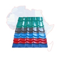Tuiles de toiture en acier PPGI ondulé autobloquant à double profil romain, design moderne, étanches, garantie 5 ans pour l'exportation
