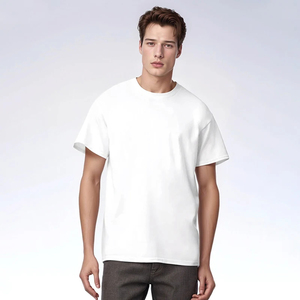 T-Shirt Unisex 100% Cotone per Uso Quotidiano, 180 Gsm, Qualità <span class=keywords><strong>Basic</strong></span>, Collo Tondo, Tessuto Pettinato, Colore Bianco - Product Image 4