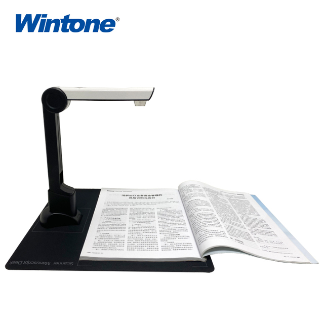 High-Speed Portable OCR USB Interface Camera Scanner for Documents High-Resolution Book Scanner with English Software in Stock