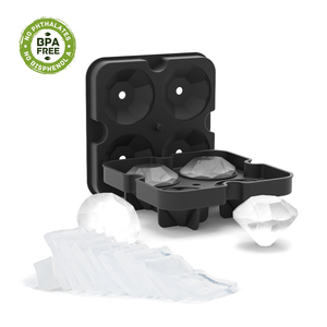 Nhà Máy Made Kim Cương Hình Dạng Silicone <span class=keywords><strong>Ice</strong></span> Cube Khay - Product Image 5