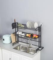 Égouttoir à vaisselle multi-niveaux double couche pour évier, égouttoir de cuisine superposé, égouttoir à vaisselle à plusieurs niveaux