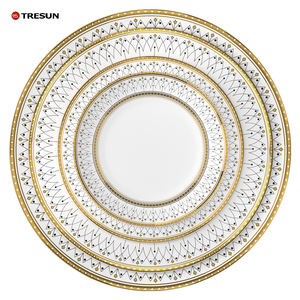 Modern Bone China Western Plats Simple Hotel Wedding Banquet Set Steak Salade Home Plats Home Restaurant Collection Céramique - Product Image 6