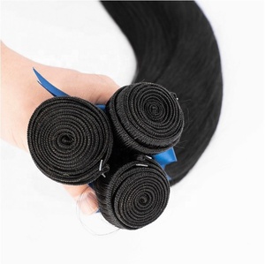 Extensiones de Cabello Liso Ondulado Súper Largo de 18-36 Pulgadas, Grado 8A, No <span class=keywords><strong>Remy</strong></span>, 100g, Color Negro Natural, Paquetes de Cabello Brasileño Baratos - Product Image 6