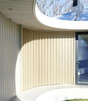 Volet vertical en alliage d'aluminium écologique, volet aérodynamique pour maison résidentielle