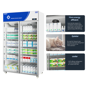 Réfrigérateur médical 800L certifié GSP Armoire <span class=keywords><strong>de</strong></span> <span class=keywords><strong>pharmacie</strong></span> avec affichage numérique - Product Image 2