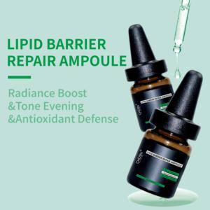 Ampoule réparatrice de la barrière lipidique pour la peau, fortifiant et équilibrant l'hydratation, traitement nourrissant en profondeur, qualité professionnelle de clinique dermatologique - Product Image 2