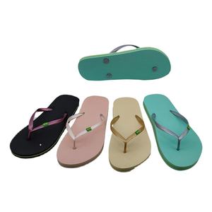 Chanclas con Bandera de Brasil y Logotipo Personalizado al por Mayor, Directo de Fábrica, Correa Metálica de PE, Antideslizantes, Sandalias de Playa - Product Image 2