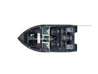 Nouveau traqueur de basse luxueux en aluminium de vente chaude bateaux de pêche de vitesse de basse avec le bus d'eau