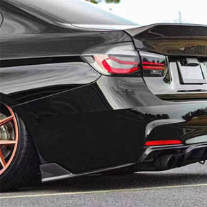 Faldones Laterales de Fibra de Carbono Estilo OTD para la Parte Trasera del Parachoques de la Serie 3 F30/M3 F80 Sedán 2013-2019 - Product Image 5