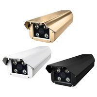 Caméra ANPR LPR pour solution de gestion des parkings, capture de plaques d'immatriculation 4MP, caméra IP PoE avec LED pour système d'accès
