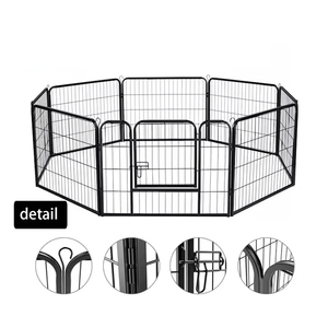 Portatile da esterno trasparente per cani Heavy Duty in metallo filo di recinzione per cani di grossa taglia - Product Image 3