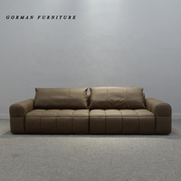 Großhandel Wohnzimmer-Sofagarnitur Dreisitzer Leder-Ecksofa Echtleder-Sofaset Wohnzimmermöbel