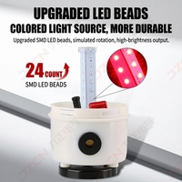 Lampe de signalisation magnétique multifonctionnelle à LED avec alarme sonore et lumineuse pour situations d'urgence, sécurité, incendie, industrie et chariots élévateurs