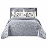 Ensemble de couette 4 pièces en velours de lait 100 % polyester imprimé réactif, luxe léger, 200 fils/pouce, orange, chaud pour l'hiver, directement de l'usine