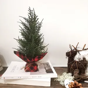 Christmas mini pine tree table decor ornament Christmas tree decoration