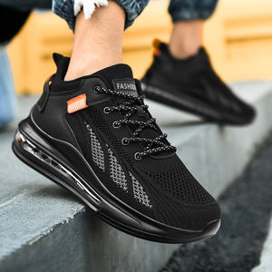 Baskets de sport pour hommes de haute qualité chaussures de marche respirantes pour garçons doublure tendance de la mode chaude maille éclairée pour les achats en ligne - Product Image 3