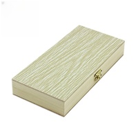 Biological Microscope Slide Box Wooden Slice with 50 Slides Specimen Container for Medical Science
