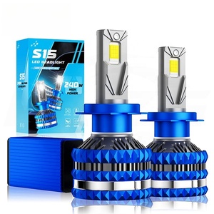 Nuovo Faro LED per Auto S15 ad Alta Potenza 240W, Super Focalizzazione, Decodifica Potente, Fascio Alto e Basso H7 H4 - Product Image 1