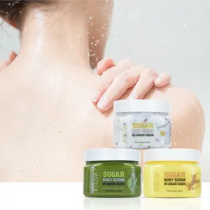 Fine Powder Exfoliating Sugar Scrub Whole Body Use Face Hand Foot Leg Body Skin Care