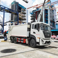 Camion à ordures de qualité supérieure avec des caractéristiques essentielles pour la gestion des déchets Camion compacteur de carburant diesel durable et économique