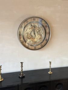 Orologio <span class=keywords><strong>da</strong></span> <span class=keywords><strong>Parete</strong></span> Analogico in Metallo Stile Retrò Americano ed Europeo di Lusso per Soggiorno/Sala <span class=keywords><strong>da</strong></span> Pranzo, Decorazione Artistica di Alta Gamma di Grandi Dimensioni - Product Image 3