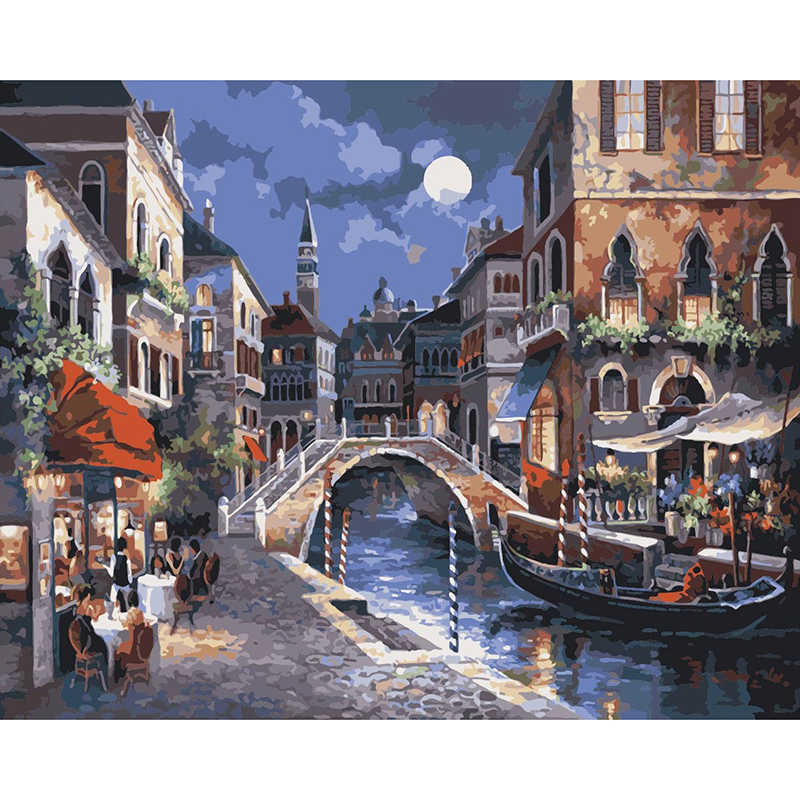 Venice Canal Scenery