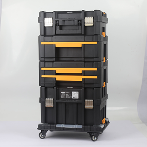 AIRAJ Heavy-duty Wheels Multifunctional Plastic <strong>Rolling</strong> <strong>Tool</strong> Box Handle and Wheels for Convenient <strong>Storage</strong> and Transportation - Product Image 2