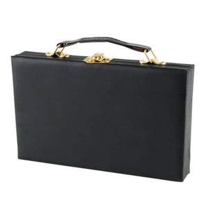 Caja de Dominó de Viaje de Lujo Personalizada, Juego de Dominó de Cuero Artificial PU, Caja Especial con Bolsa - Product Image 5