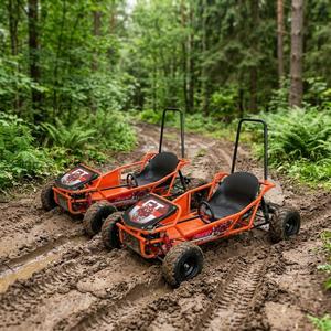 Buggy de Carreras Monoplaza a Gasolina con Tracción de Cadena, 212cc, 4 Tiempos, Neumáticos Grandes Antideslizantes, para Adultos, Parque de Diversiones al Aire Libre - Product Image 3