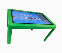 Table interactive pour enfants en bois naturel, mobilier pour crèche, hauteur 58 cm/90 cm, garantie 1 an