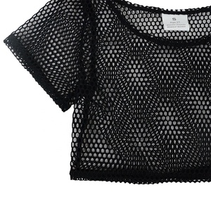 Camiseta de Verano 2021 para Niñas, Estilo Vintage, con Encaje y Malla, 100% Algodón, Manga Corta, Ropa de Boutique para Niñas Pequeñas - Product Image 2