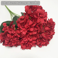 Bunga Hydrangea Sutra Buatan HGA, Bunga Hydrangea Biru untuk Dekorasi Rumah dan Dekorasi Pernikahan dari Pabrik