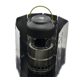Réchaud de camping tactique en acier inoxydable pour extérieur, <span class=keywords><strong>mini</strong></span>-réchaud à <span class=keywords><strong>bois</strong></span> pour survie en camping - Product Image 4