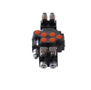 Vanne de commande directionnelle hydraulique monobloc Huamao DCV40, débit nominal de 40 LPM, vanne multi-voies - Product Image 1