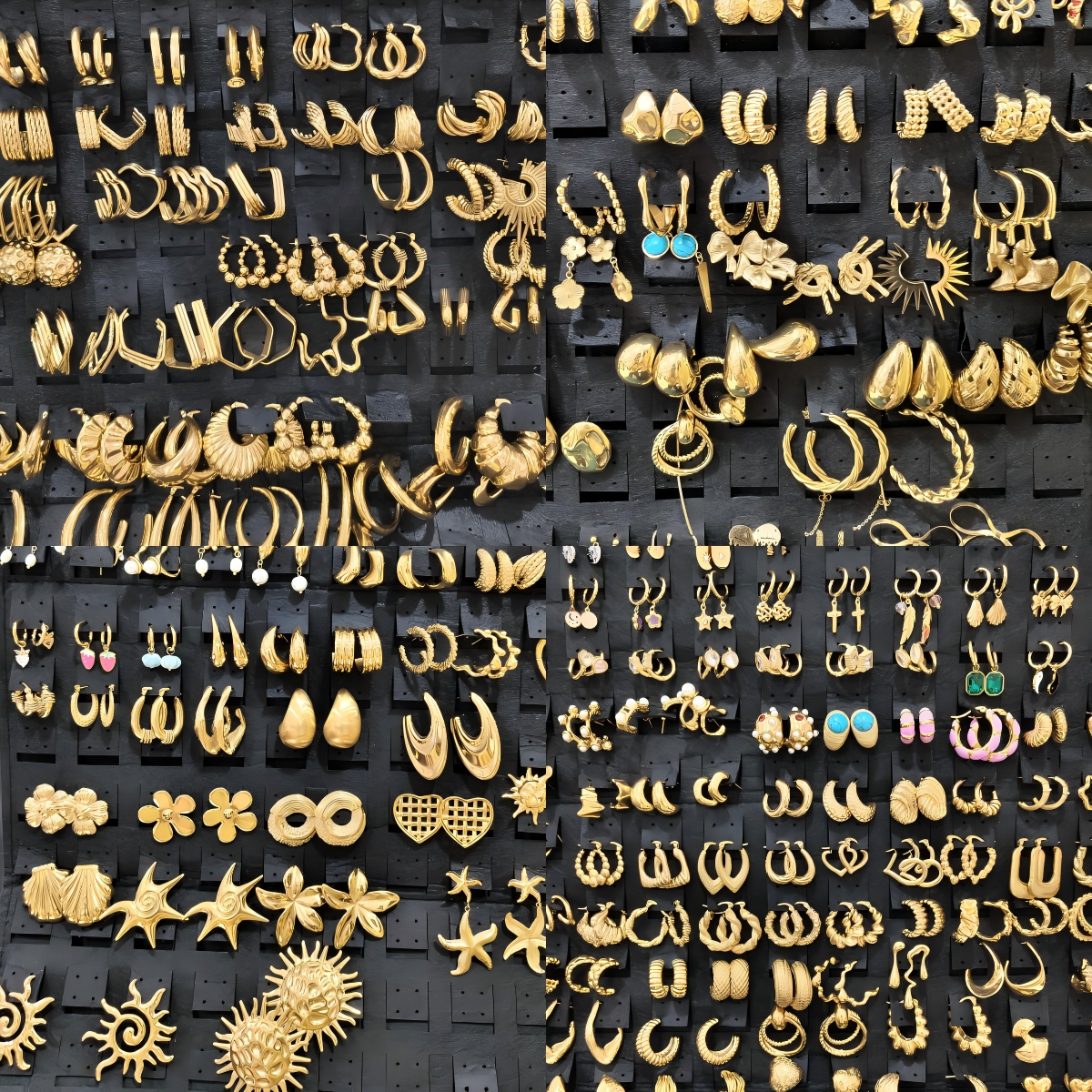 stainless steel jewelry earring