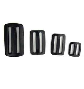 Nuevo diseño ecológico negro ajustable plastictri GLIDE Correa escalera trinquete Cinturón correa correas hebilla de bloqueo - Product Image 4