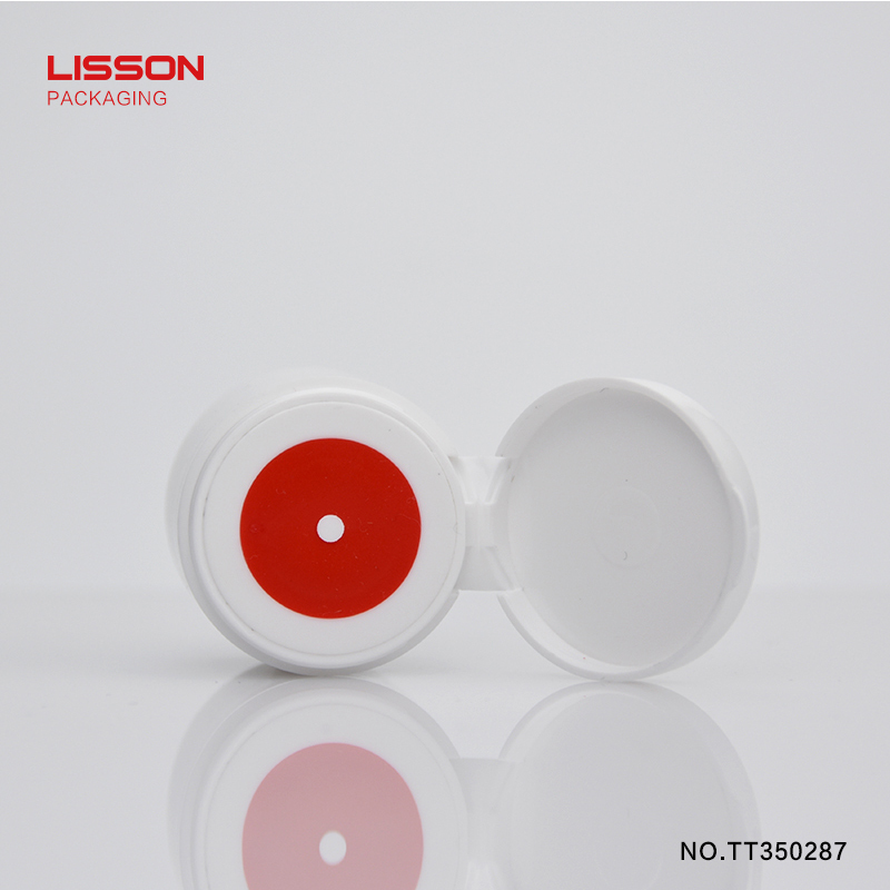 D35 50 ml Guangzhou cosméticos de embalaje de tubo de plástico con tapa Flip Top
