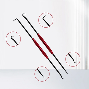 2 PCS Set Alat Pick dan Hook Khusus, Mini Hook Penarik Penghilang untuk Sekring Kecil, Kabel, Steker, Gasket, Pegas, dan O-Ring - Product Image 3