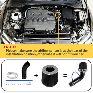 Kit de Admisión de Aire con Filtro de Hongo de 76mm de Alto Flujo de Aleación de Aluminio para Mejora de Automóviles - Product Image 5