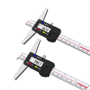 Hengliang เวอร์เนียสแตนเลสดิจิตอลคาลิเปอร์สล็อตคู่<span class=keywords><strong>เข็ม</strong></span>วัดหัวตะขอเดียวคาลิปเปอร์ดิจิตอลอิเล็กทรอนิกส์ความลึก - Product Image 1